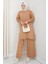Takım Sim Detaylı Triko Pantolonlu Tunik 3