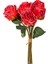 Yapay Gül Demet 6 Çiçekli Kırmızı 32 Cm. 1