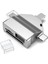 Çok Işlevli 7'si 1 Arada Kart Okuyucu USB 2.0 Tip C - Sd Adaptörü USB Flash Okuyucu Pc Dizüstü Bilgisayar Aksesuarları Gri (Yurt Dışından) 1