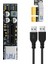 Btbcoin Eklenti Kartı Pcı-E Yükseltici Pcıe Pcı-Express X1 - X4 Pcı E Yükseltici Kart Uzatma Adaptörü 30 cm USB Uzatma Kablosuyla (Yurt Dışından) 1