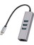 1000MBPS Ethernet Adaptörü Type-C - RJ45 4 In1 Hub 3 Port Usb3.0 5gbps Otg Ayırıcı Lan Ağ Kartı Dizüstü Bilgisayarlar Için (Yurt Dışından) 1