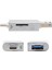 Nano Hafıza Kartı ve Tf Sd Karttan USB C ve USB 2.0 Kart Okuyucu Adaptörü Tak ve Çalıştır (Yurt Dışından) 3