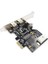 3 Portlu Pcı-E Firewire 800 Kartı Ieee Harici 1394B x 2 + Dahili 1394B x 1 Denetleyici Kartı Adaptörü Win 7/8/10 Için (Yurt Dışından) 1