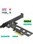 M.2 Ngff Pcıe SSD - Pcı Express 3.0 X4 Ana Bilgisayar Adaptör Kartı Desteği M.2 Pcıe (Nvme Veya Ahcı) Tip 2242 2260 280 Siyah (Yurt Dışından) 3