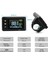 LCD-GD02 Elektrikli Bisiklet LCD Ekran Metre Gösterge Paneli Ekran Paneli 24V 36V 48V 52V 60V Elektrikli Scooter Için Sm5+2pın (Yurt Dışından) 3
