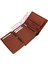 Hakiki Deri Bozuk Para ve Kart Bölmeli Içi Fermuarlı Erkek Cüzdanı - Taba 4