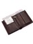 Hakiki Deri Kağıt Para ve Bozuk Para Bölmeli Erkek Cüzdanı - Kahverengi 3