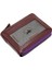 Hakiki Deri Kağıt Para ve Bol Şeffaf Kart Bölmeli, Fermuarlı Unisex Kartlık - Bordo 6
