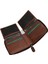 Unisex Kağıt Para ve Bol Kart Bölmeli Hakiki Eskitme Deri Cüzdan Kartlık - Tiguan Kahve 4
