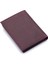 Hakiki Eskitme Deri Kağıt Para ve Kart Bölmeli Erkek Cüzdanı - Mor 5