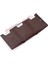 Hakiki Deri Kağıt Para ve Kart Bölmeli Unisex Cüzdan - Kahverengi 3