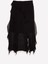 Önü ve Arkası Fırfır Detaylı Midi Şifon Etek Kadın Siyah Etek - 324A4T2VL002I 5