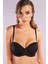 Golshan Gala Balconette Foam Cup Lace Bra, Siyah Konforlu ve Şık Sütyen, Strapless 1