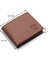 Hakiki Deri Kağıt Para, Bozuk Para ve Bol Kart Bölmeli Erkek Cüzdanı - Taba 1