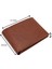 Hakiki Deri Kağıt Para ve Bol Kart Bölmeli Erkek Cüzdanı - Taba 1