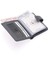 Hakiki Deri Kağıt Para ve Şeffaf Bol Kart Bölmeli Patlı Unisex Cüzdan - Gri 3