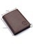 Hakiki Deri Bol Kart Bölmeli Fermuarlı ve Patlı Erkek Cüzdan - Kahverengi 1