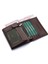 Hakiki Deri Bol Kart Bölmeli Fermuarlı ve Patlı Erkek Cüzdan - Kahverengi 5