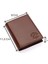 Hakiki Deri Kağıt Para ve Bozuk Para Bölmeli Erkek Cüzdanı - Taba 1