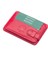 Hakiki Deri Kuşaklı Unisex Kartlık - Kırmızı 2