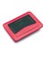 Hakiki Deri Kuşaklı Unisex Kartlık - Kırmızı 4