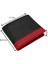 Hakiki Deri Kağıt Para ve Bol Kart Bölmeli Erkek Cüzdanı - Siyah-Kırmızı 1