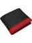 Hakiki Deri Kağıt Para ve Bol Kart Bölmeli Erkek Cüzdanı - Siyah-Kırmızı 2
