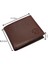 Hakiki Deri Kağıt Para, Bozuk Para ve Bol Kart Bölmeli Erkek Cüzdanı - Kahverengi 1