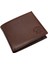 Hakiki Deri Kağıt Para, Bozuk Para ve Bol Kart Bölmeli Erkek Cüzdanı - Kahverengi 2