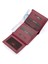 Kağıt Para ve Bol Kart Bölmeli Unisex Crazy Eskitme Hakiki Deri Cüzdan Kartlık - Bordo 4