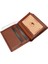 Hakiki Deri Kağıt Para, Bozuk Para ve Bol Kart Bölemli Erkek Cüzdan - Taba 3