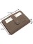 Carpi Kağıt Para Bölmeli Unisex Crazy Eskitme Hakiki Deri Kartlık - Kum 1