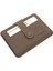 Carpi Kağıt Para Bölmeli Unisex Crazy Eskitme Hakiki Deri Kartlık - Kum 2
