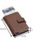 Hakiki Eskitme Deri Mekanizmalı, Kağıt Para Bölmeli ve Patlı Unisex Cüzdan Kartlık-Tg Kahve 1