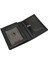 Hakiki Deri Kağıt Para, Bozuk Para ve Kart Bölmeli Erkek Cüzdanı - Siyah 3
