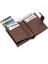 Hakiki Deri Mekanizmalı, Kağıt Para Bölmeli ve Patlı Unisex Cüzdan Kartlık - Taba 3