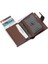 Hakiki Deri Mekanizmalı, Kağıt Para Bölmeli ve Patlı Unisex Cüzdan Kartlık - Taba 4