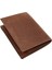 Hakiki Eskitme Deri Kağıt Para, Bozuk Para ve Kart Bölmeli Erkek Cüzdanı - Tiguan Kahve 5