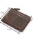 Mira Hakiki Eskitme Deri, Kağıt Para Bölmeli Unisex Cüzdan, Kartlık - Koyu Taba 1