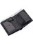 Kağıt Para ve Bozuk Para Bölmeli Hakiki Deri Erkek Cüzdanı - Siyah 3