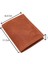 Hakiki Eskitme Deri Kağıt Para, Bozuk Para ve Kart Bölmeli Erkek Cüzdanı - Taba 1