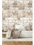 Bien Exclusive 7380 Soft Bej Renk Geçmeli Taş Desenli 3D Görünüm Duvar Kağıdı 5 M² 1