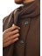 Kahverengi Atkılı Kaşe Mont D99800 6