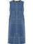 Cepli Kısa Denim Elbise 6