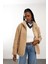 Camel Peluş Mont 3