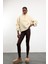 Krem Fermuarlı Polar Sweatshirt 7429 2