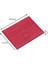 Hakiki Deri Slim Ince Unisex Kartlık - Kırmızı 1