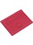 Hakiki Deri Slim Ince Unisex Kartlık - Kırmızı 2