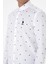 Erkek Beyaz Gömlek Desenli 50316561-VR013 7