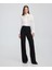 Wide Leg Fit Aller Detaylı Pantolon IW6250003198001 1